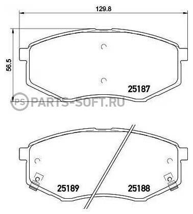 NP6039_колодки дисковые передние!\ Hyundai Sonata 2.0/2.4/2.0CRDi 09> NISSHINBO NP6039 | цена за 1 шт