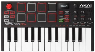 Синтезатор AKAI MPK Mini Play черный/красный