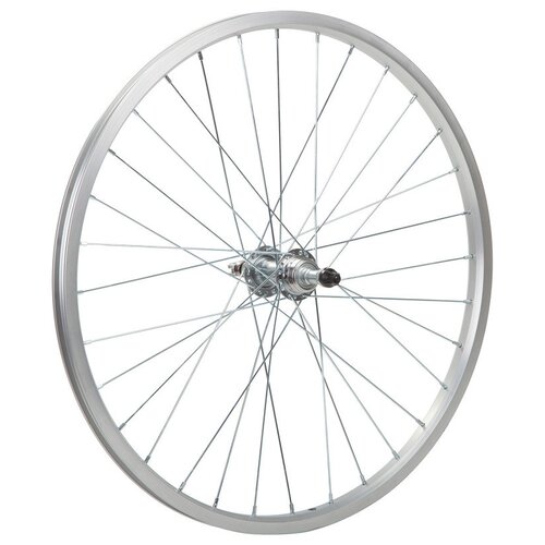 колесо 24 заднее арт х95071 Колесо для велосипеда заднее Felgebieter Х95071 24 серебристый
