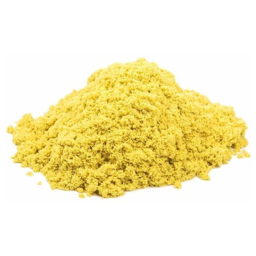 Космический песок жёлтый в коробке, 1 кг + песочница: 60 × 46 см + формочки космический песок зелёный в коробке 1 кг песочница формочки
