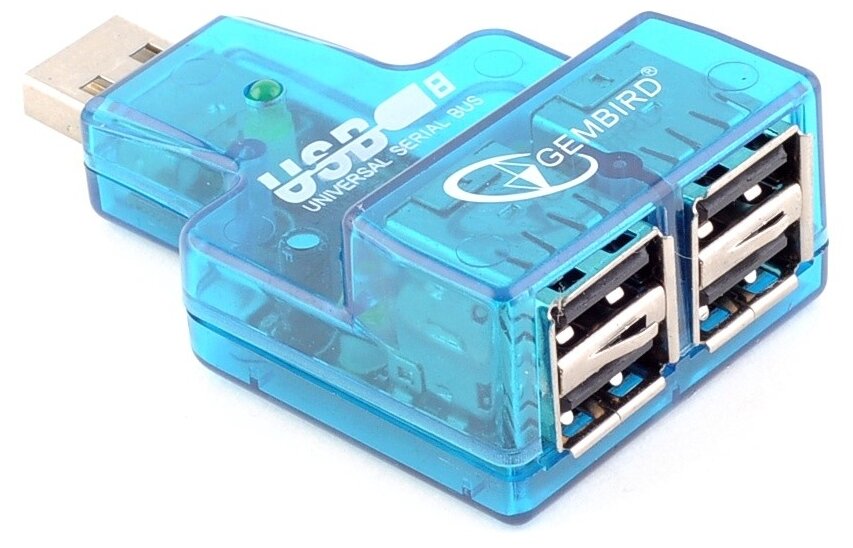 USB-концентратор Gembird UHB-CN224 разъемов: 4