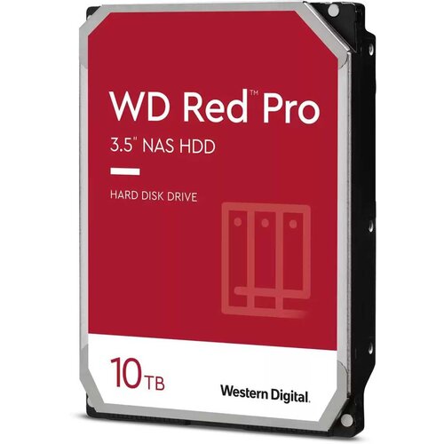 Жесткий диск WD SATA-III 10Tb WD102KFBX NAS Red Pro (7200rpm) 256Mb 3.5 жесткий диск wd original sata iii 10tb wd102kryz gold 7200rpm 256mb 3 5 wd102kryz