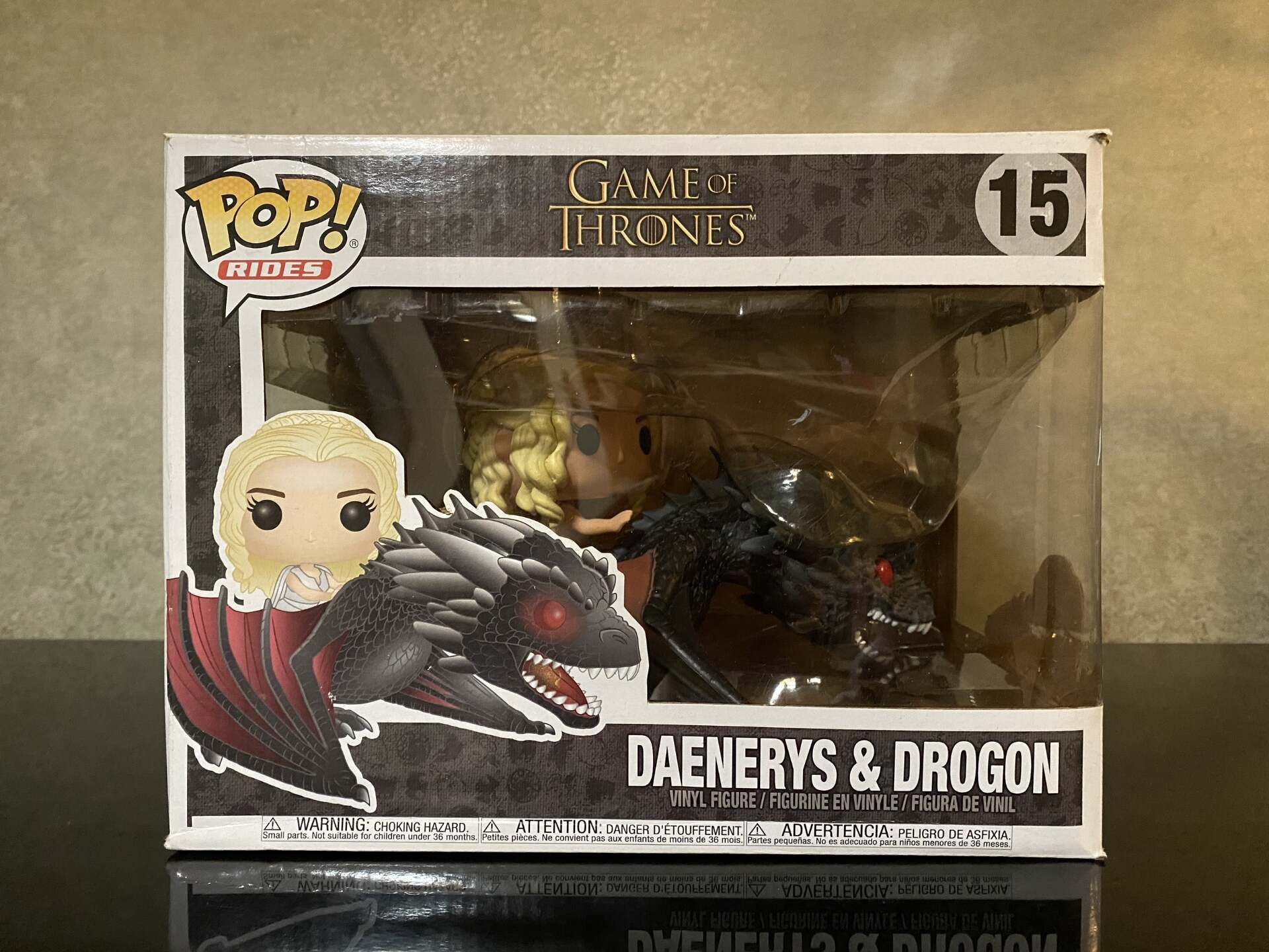Фигурка FUNKO POP! GAME OF THRONES #15 DAENERYS&DROGON Box Damage