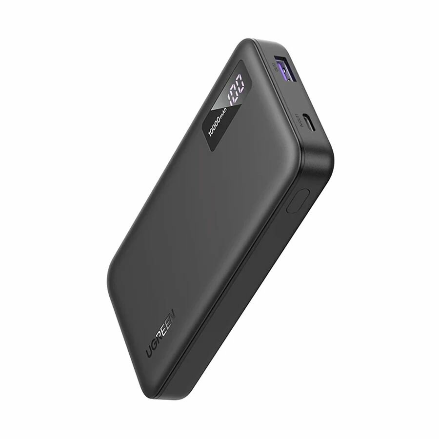 Внешний аккумулятор UGREEN PB311 (25742) 10000mAh Mini Quick Charging 20W Power Bank. Цвет: черный