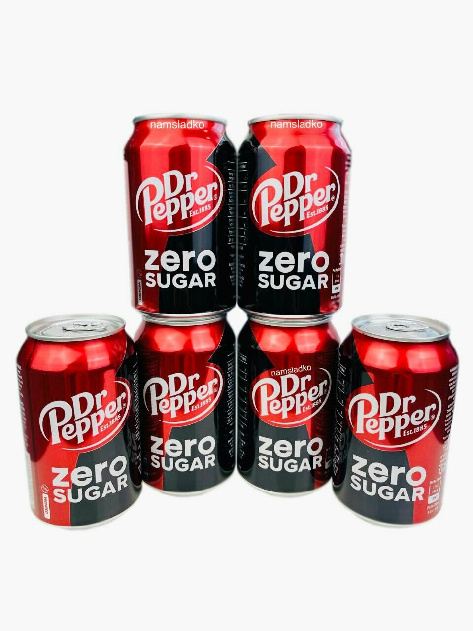 Газированный напиток Dr Pepper Zero 330 мл * 6 шт, Европа.