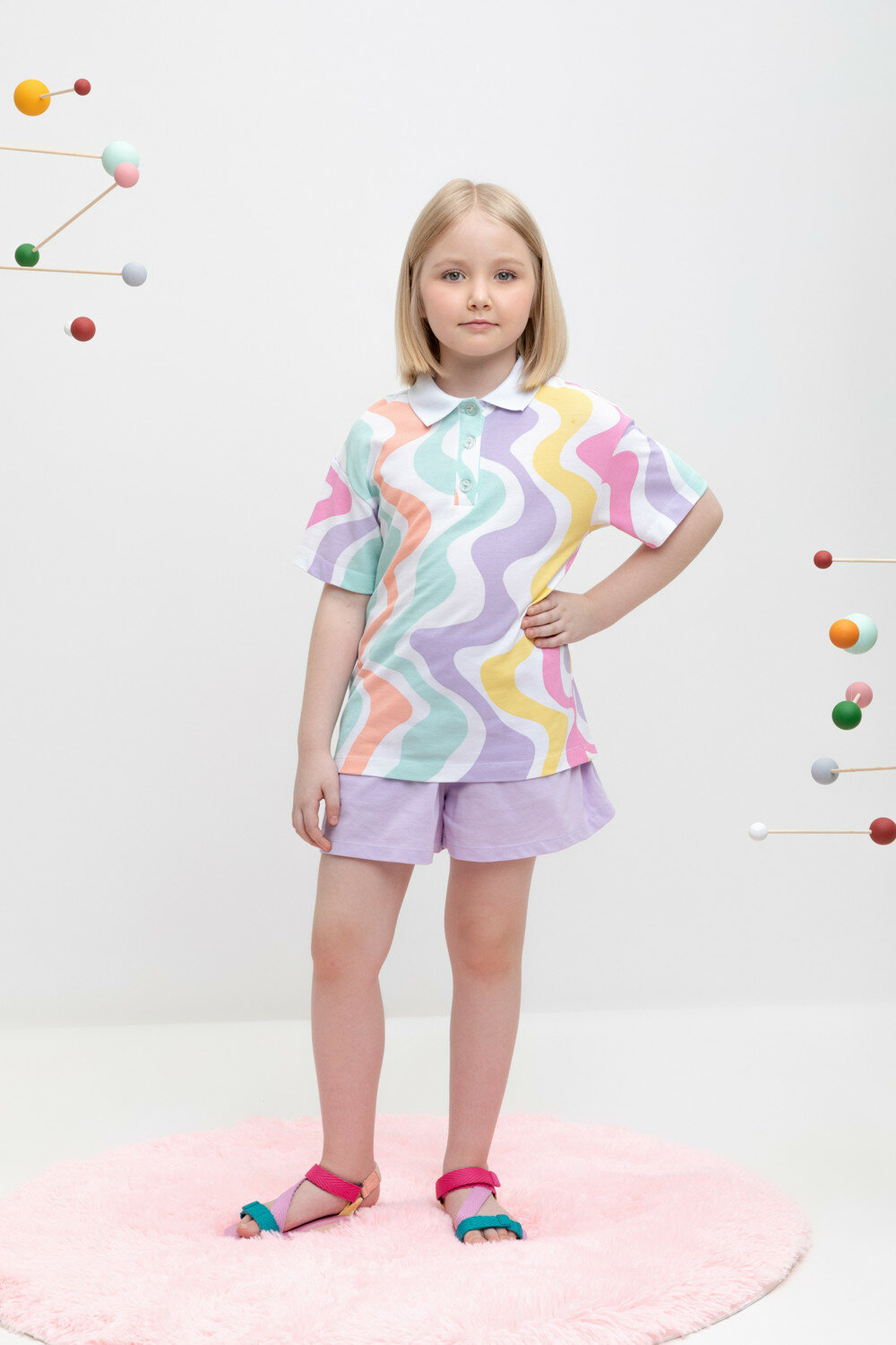 Crockid, КР 400662/пастельно-лиловый к457 р 72/140