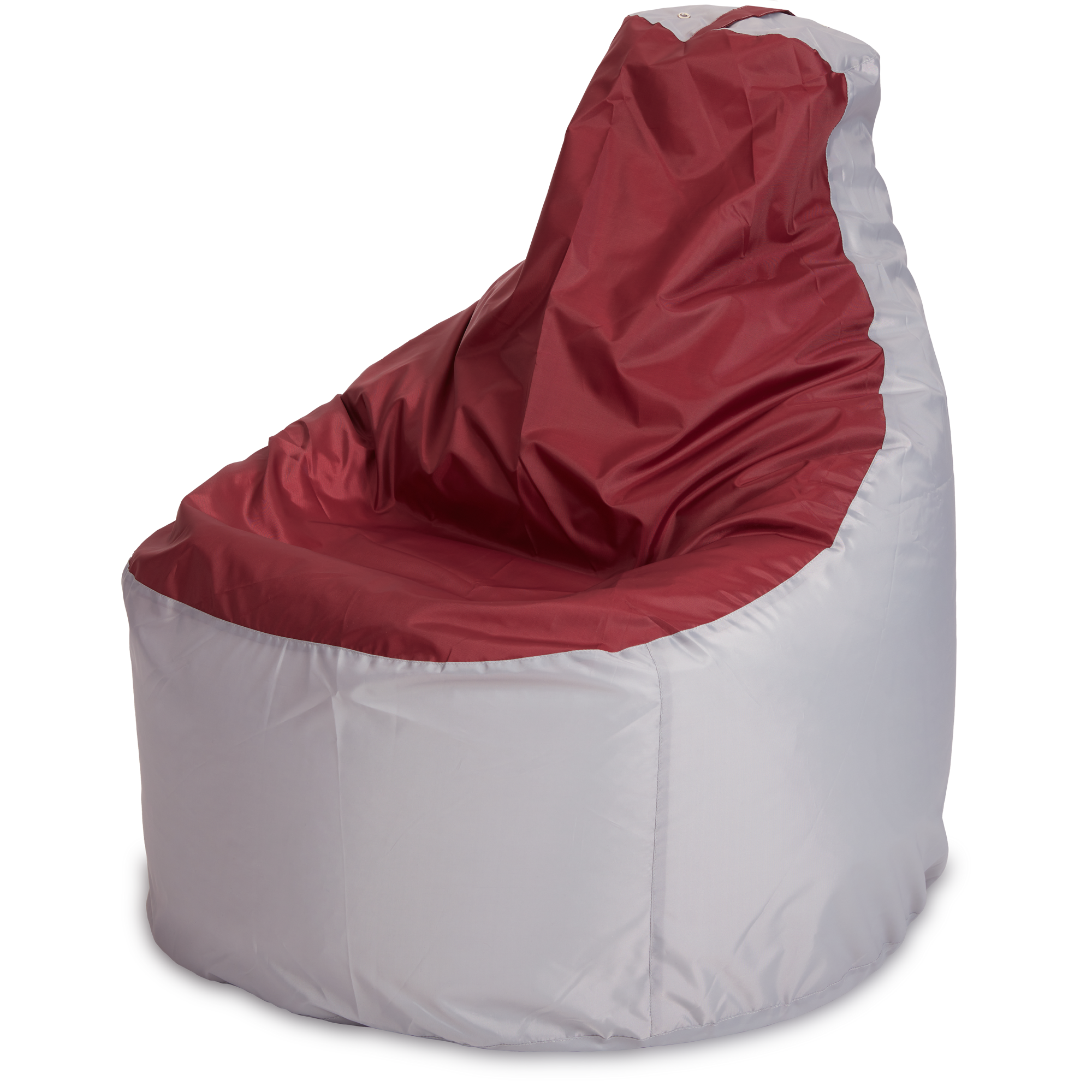 Кресло-мешок «Комфорт», оксфорд, Серый и бордовый