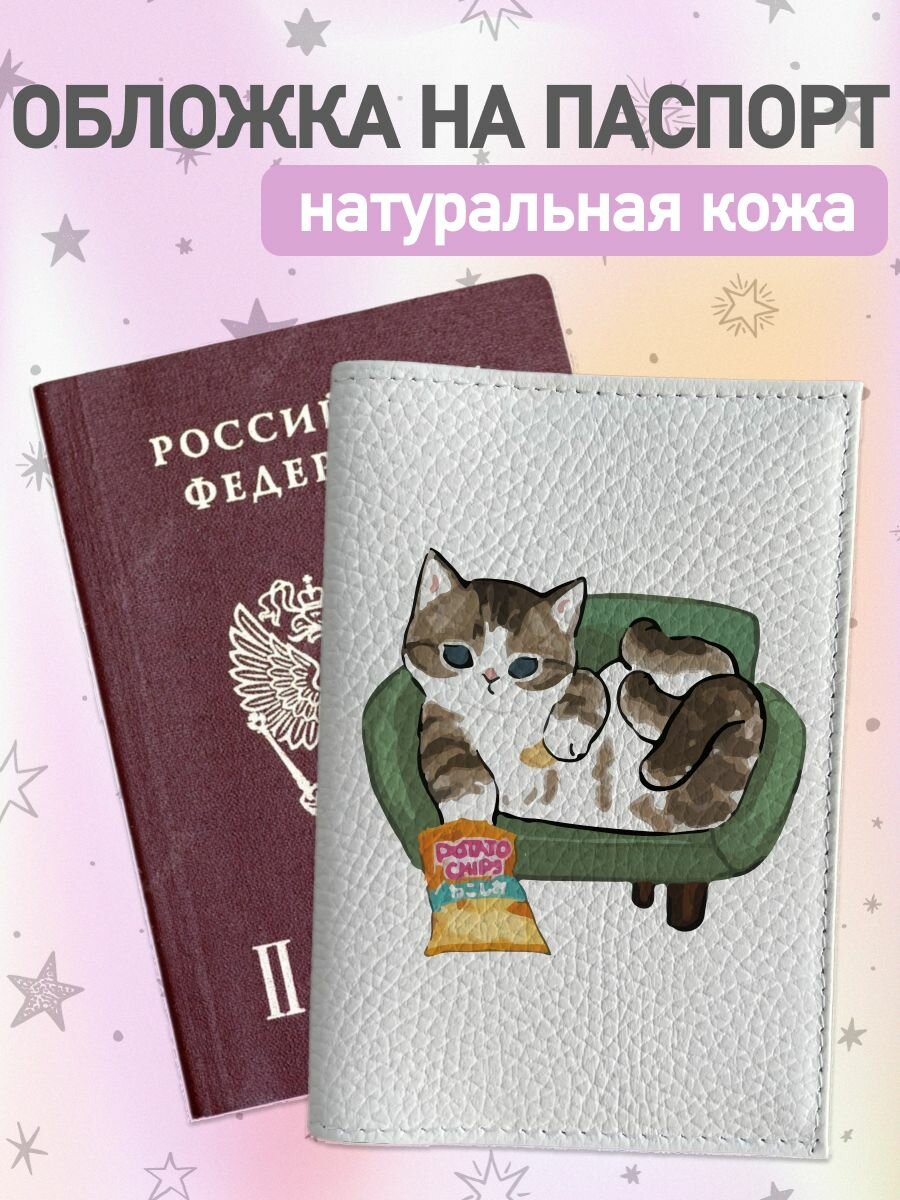 Обложка для паспорта leather-06 