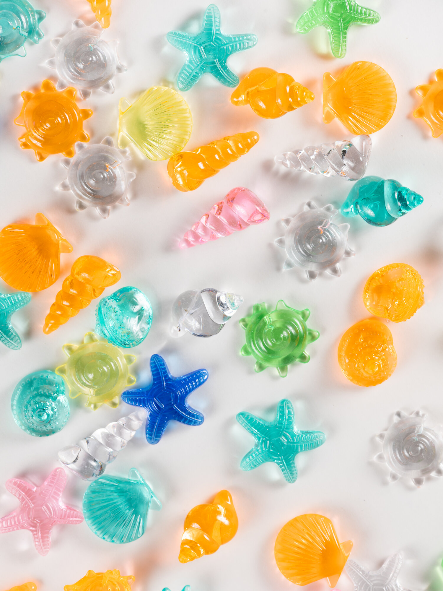 Кристаллы для творчества и игр "Морские ракушки", 30 шт, игрушки для детей, COLOR Si