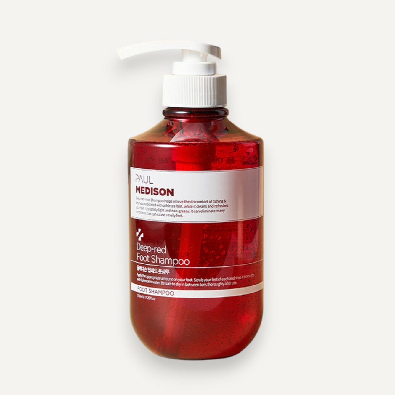 PAUL MEDISON Deep-red Foot Shampoo Шампунь для ног с растительными экстрактами 510мл