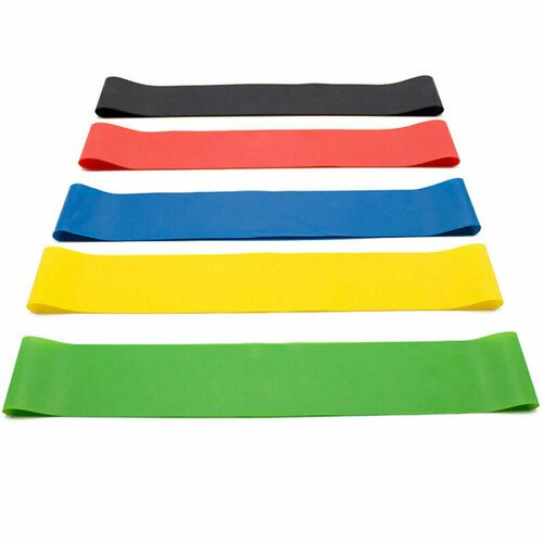 Эспандер ленточный для фитнеса пилатеса и йоги спортивная петля для растяжки и гимнастики дома универсальная регулируемая лента для похудения и упражнений для ног рук и ягодиц гимнастики 352₽