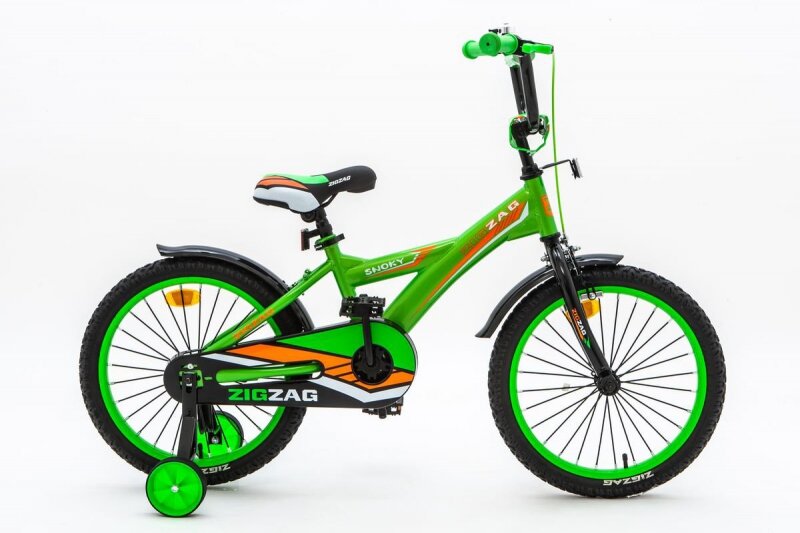 Велосипед 18 ZIGZAG SNOKY зеленый 2024