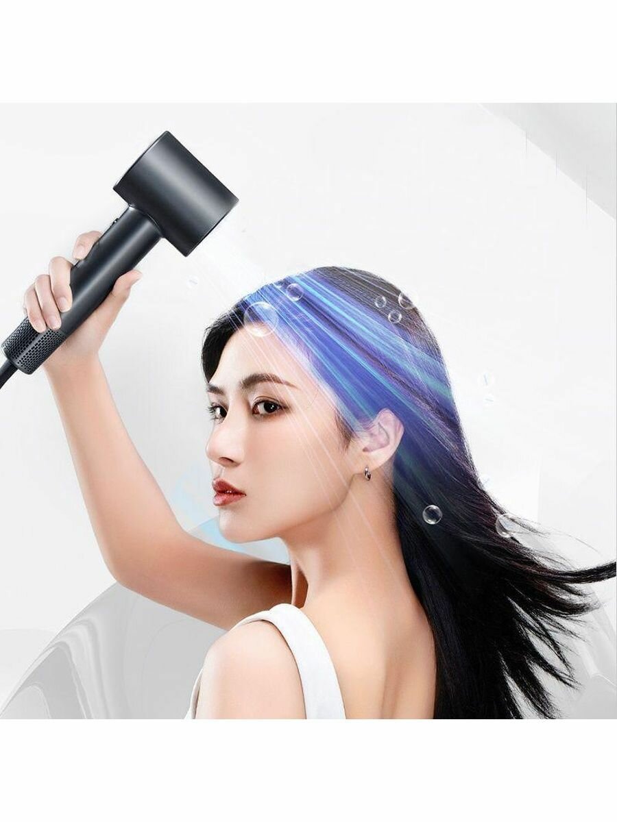 Фен Xiaomi ShowSee Hair Dryer A18 1800 Вт черный - фотография № 5