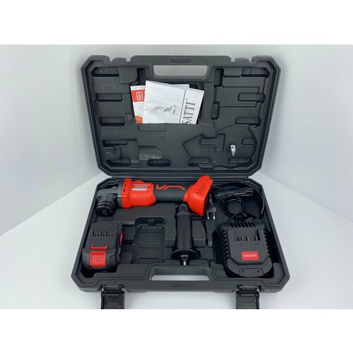 Аккумуляторная угловая шлифовальная машина Felisatti УШМ-12518Л3 кейс 1 акб и ЗУ 5785110 12891₽