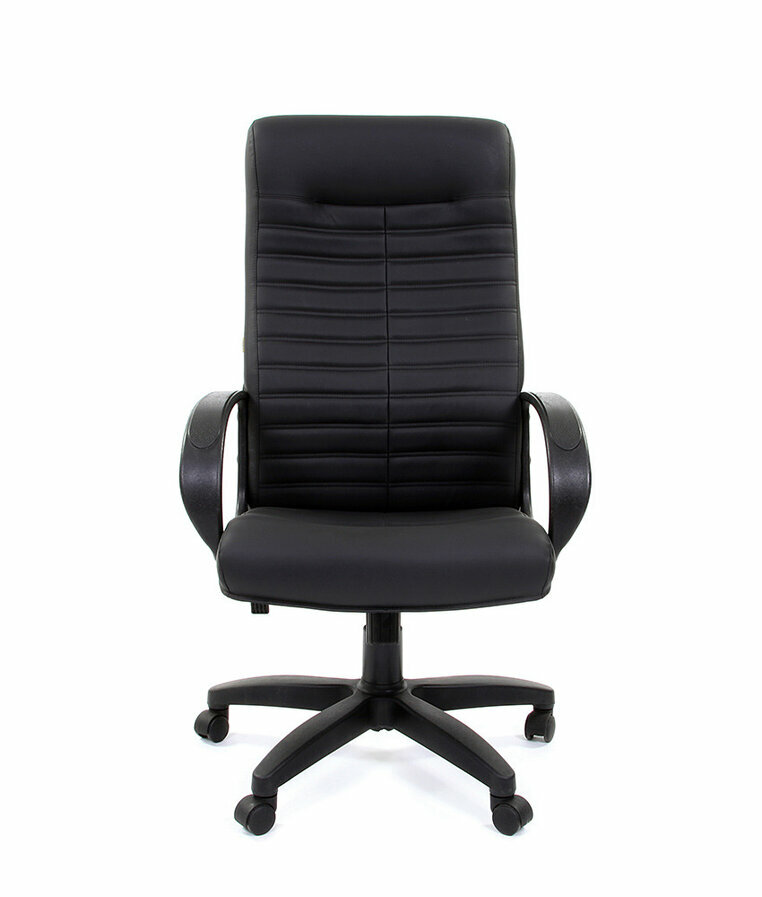 Компьютерное кресло Евростиль Консул ультра офисное, обивка: искусственная кожа, цвет: черный