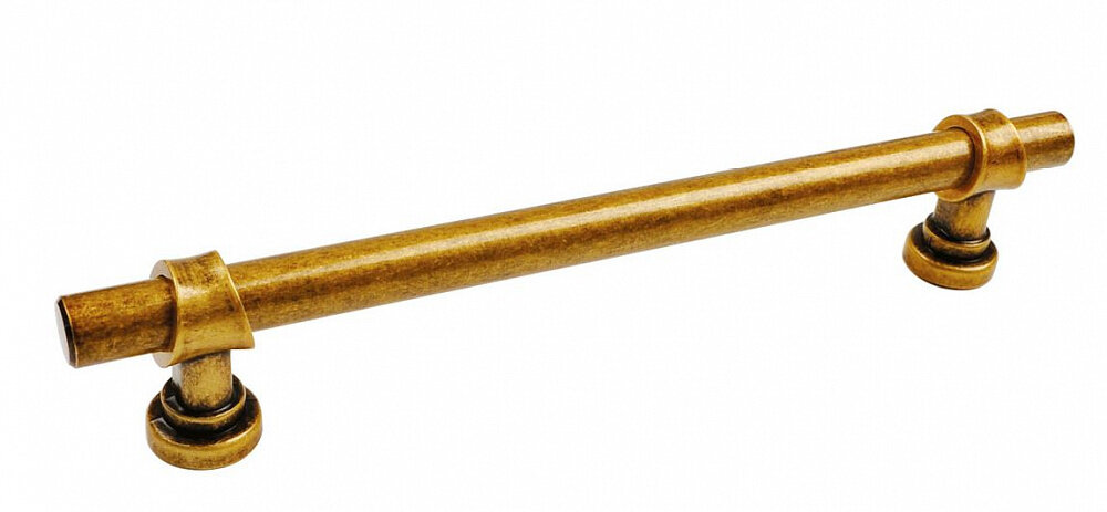 Ручка-рейлинг Turino JET 108 м. ц. 128 мм сталь/замак цвет античная бронза Валенсия - 1 шт.