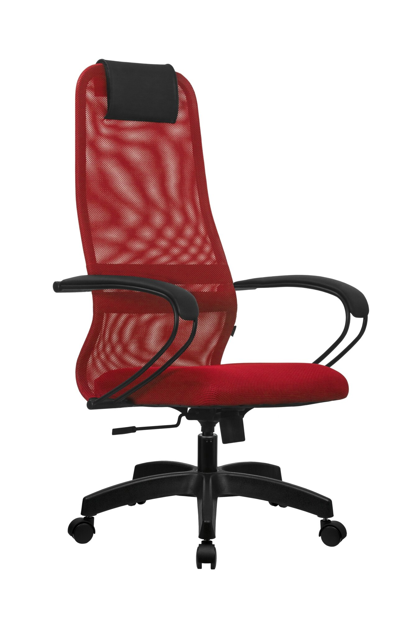 Кресло "Metta SU-B8" с механизмом качания и газлифтом, кресло компьютерное (Красный)