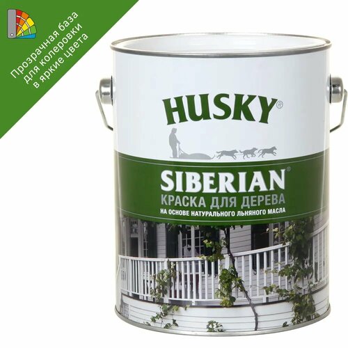 Краска для дерева Husky Siberian 2.7 цвет прозрачный
