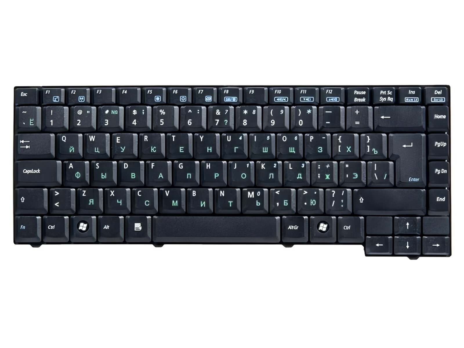 Клавиатура для Asus Z94 A9T A9R X50 X51 p/n: NSK-U500R, V011162CK1, MP-07B36SU-5282, 04GNF01KRU01