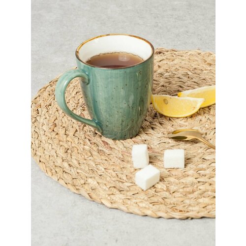 Набор кружек DH Глазурь 360 мл зеленый 3шт