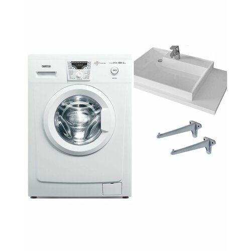 Стиральная машина Atlant 40М102 и раковина над стиральной машиной Юпитер 80L 3955000₽