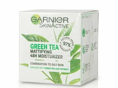 Garnier SkinActive Дневной увлажняющий крем 48 часов с матирующим эффектом, с экстрактом зеленого чая, 50 мл (из Финляндии)