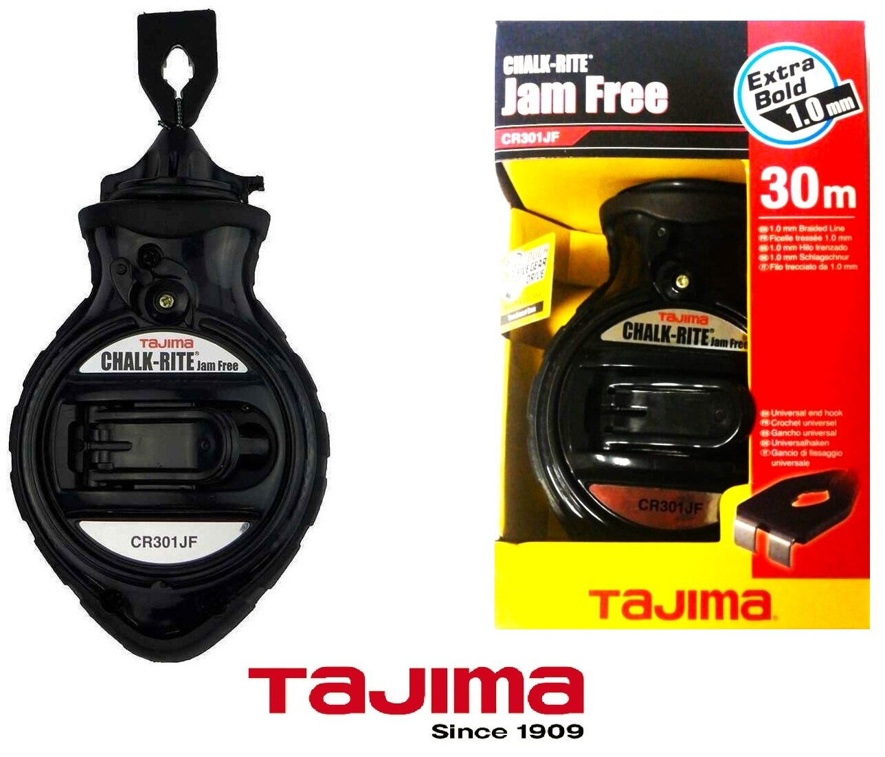 Разметочный шнур TAJIMA Jam Free CR301JF длина 30м