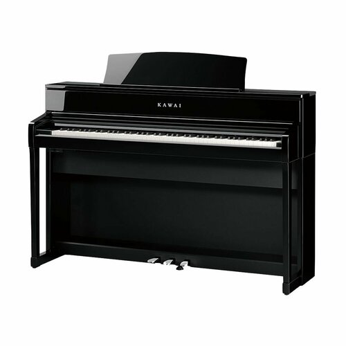 KAWAI CA701 EP - цифровое пианино, 88 клавиш, банкетка, механика Grand Feel III, цвет черный полиров