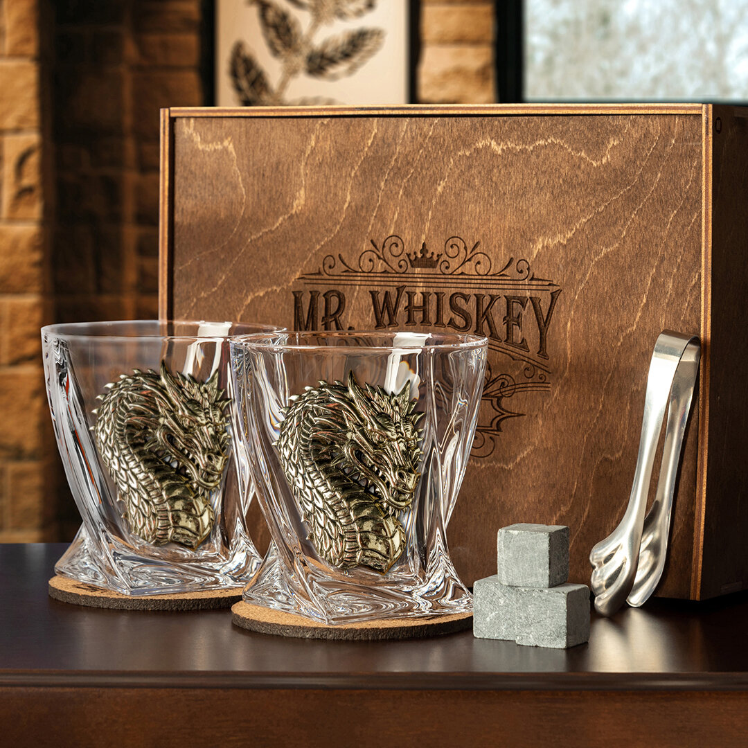 фото Набор бокалов для виски Благородный дракон (в футляре)
