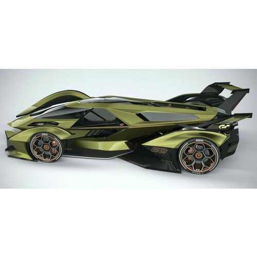Машинка металлическая 1:18 Lambo V12 Vision Gran Turismo.31454 зеленый maisto 1 18 мерседес 500к махараджа