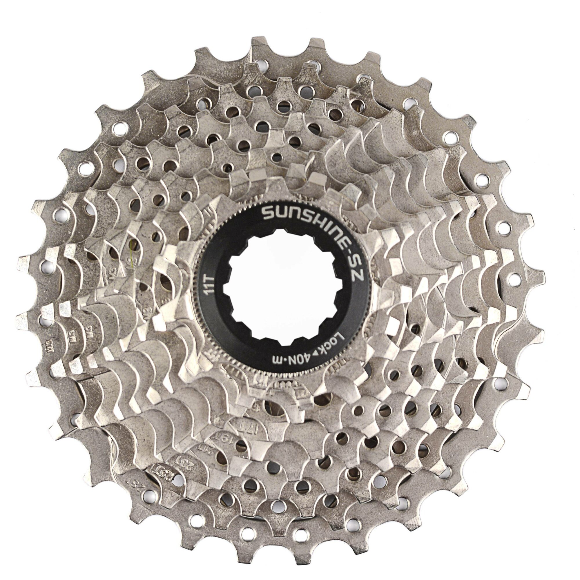 фото Кассета для шоссейного велосипеда SUNSHINE 10 шестерён ROAD-CS-HR11-28 10S 11-28T (17лет и старше) /уп 50/