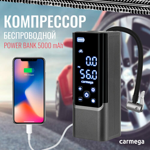 Компрессор беспроводной 25лмин Carmega CD-20 5000мАч 3835₽