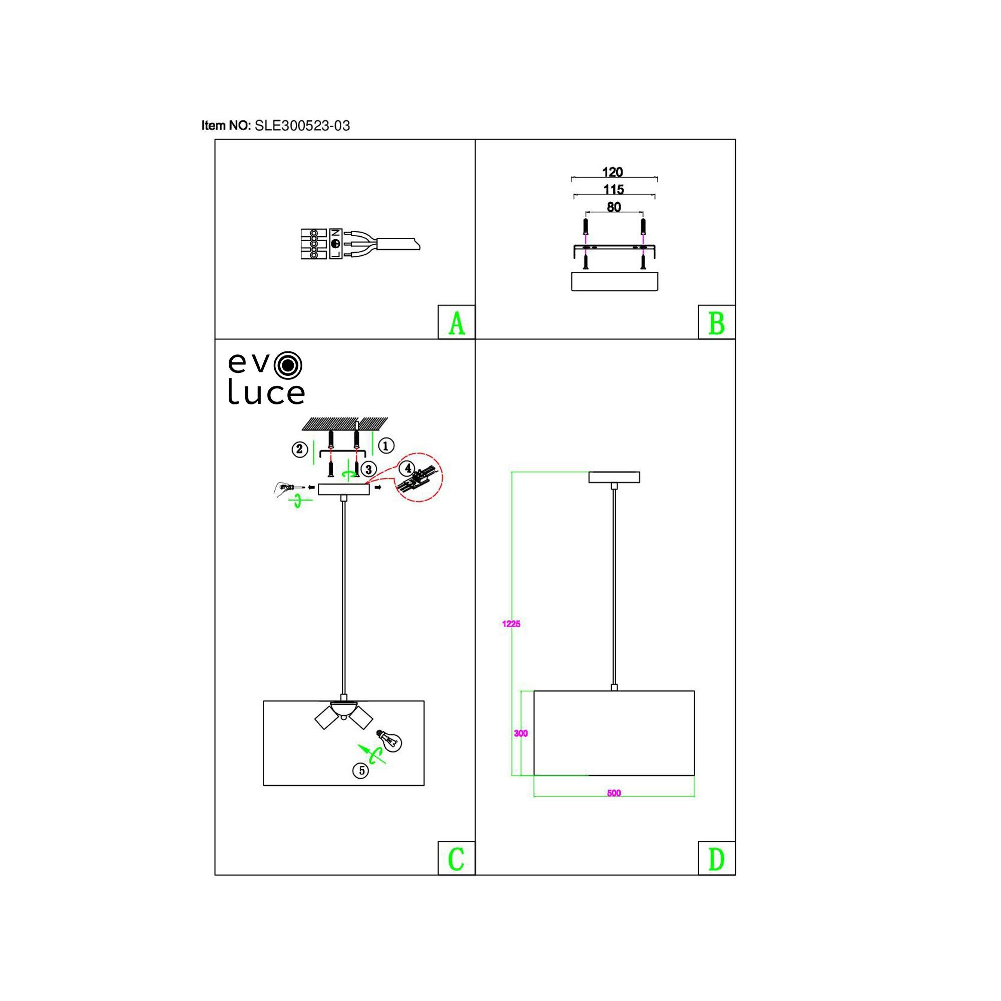 Светильник Evoluce BRESCIA SLE300523-03 - фото №6