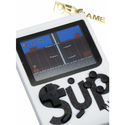 игровая приставка портативная консоль sup game box 400 игр в 1 чёрный Портативная приставка GameBox SUP 400 in 1 без джойстика белая