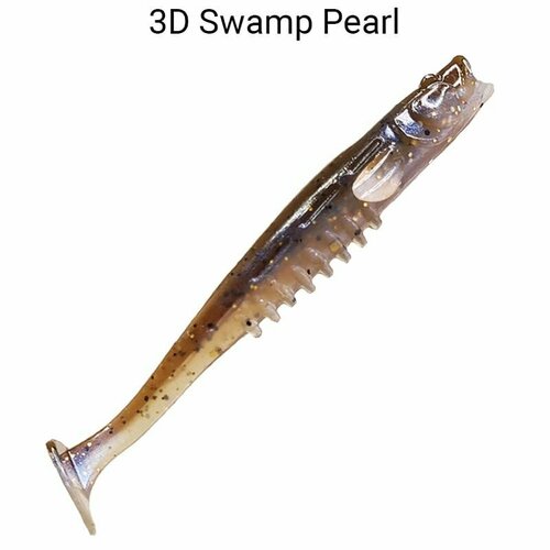 Силиконовые приманки Crazy Fish Nano minnow 3.5 54-90-3d-6, 5 шт. Приманка для рыбалки, 90 мм.