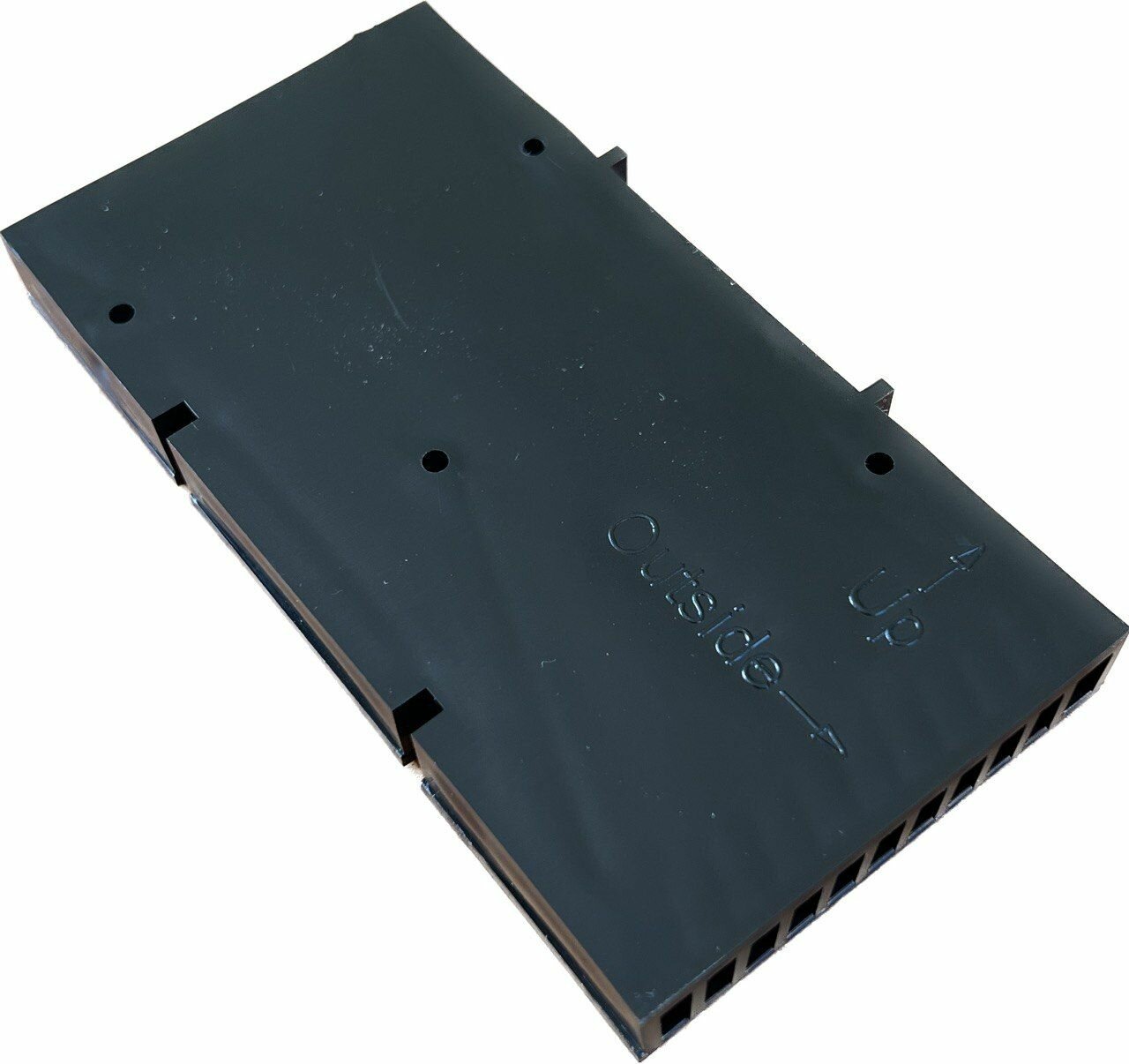 Вентиляционные коробочки для кирпичной кладки 115х60 ширина от 10 до 13 (Черный) 20 штук