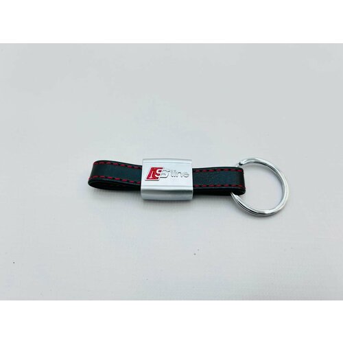 Брелок MGS-Tuning, глянцевая фактура, Audi, черный