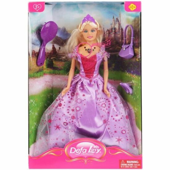 Кукла Defa Lucy DF8239 Принцесса свет+звук c аксессуарами в ассортименте