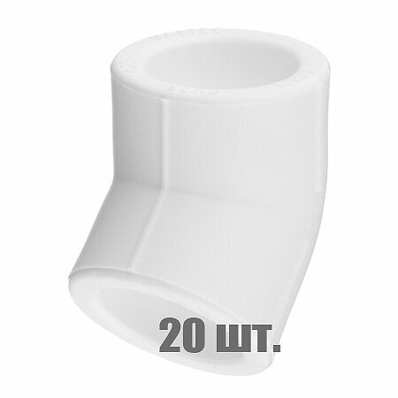 Угол полипропиленовый 25 мм 45° (20 шт.)
