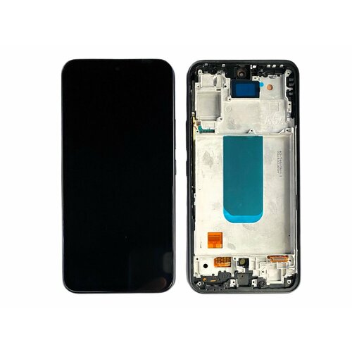 Дисплей (LCD) для Samsung SM-A546E/A54 5G+Touchscreen black в рамке OLED в рамке full size (полноразмерная матрица) черный