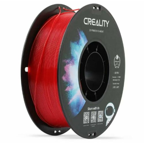 Катушка CR-TPU-пластика Creality 1.75 мм 1кг, красная (3301040034) красный