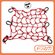 Багажная сетка Rexwear для мотоцикла 40x40 FRM-12431 красная