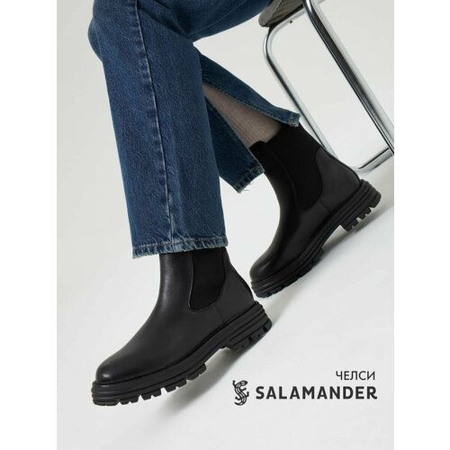 фото Ботинки челси salamander, размер 36, черный