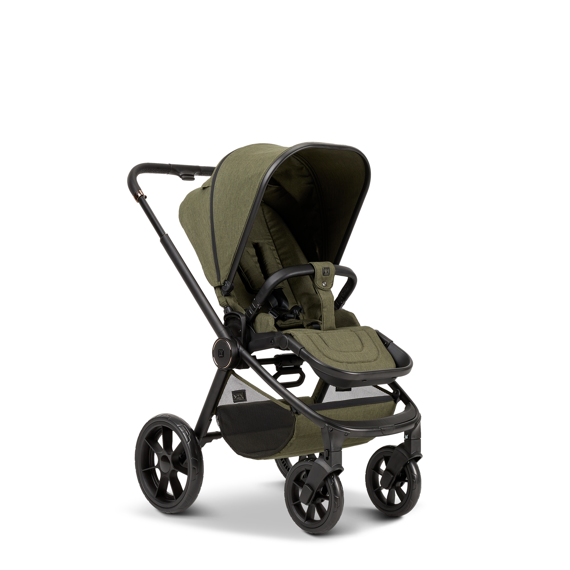 Прогулочная коляска Moon ReSea Sport, цвет Moss Green Melange (Зелёный меланж), артикул производителя 802 — фото 1