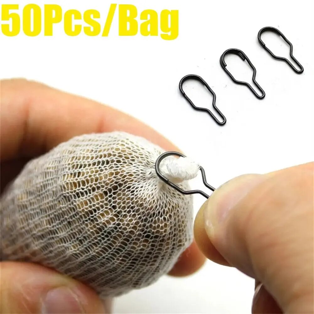 Зажимы для сумки из ПВА, металлические, 50 шт, 50Pcs — фото 1