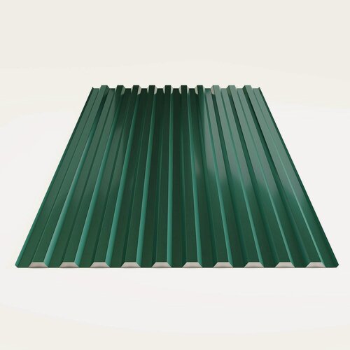 Изображение товара Профнастил С-20 0,4 мм RAL6005 Зеленый мох (2 метра) 5 штук Профнастил