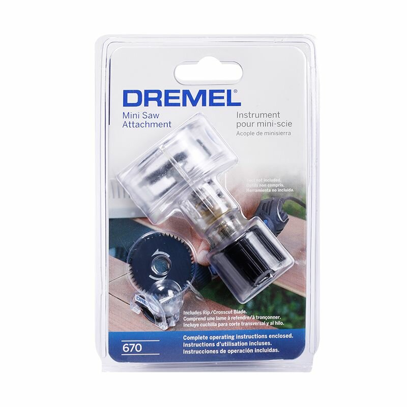 Мини-пильный комплект Dremel 670-01, для дерева, ABS пластик/металл, 34 зуба, диаметр 3,2 мм