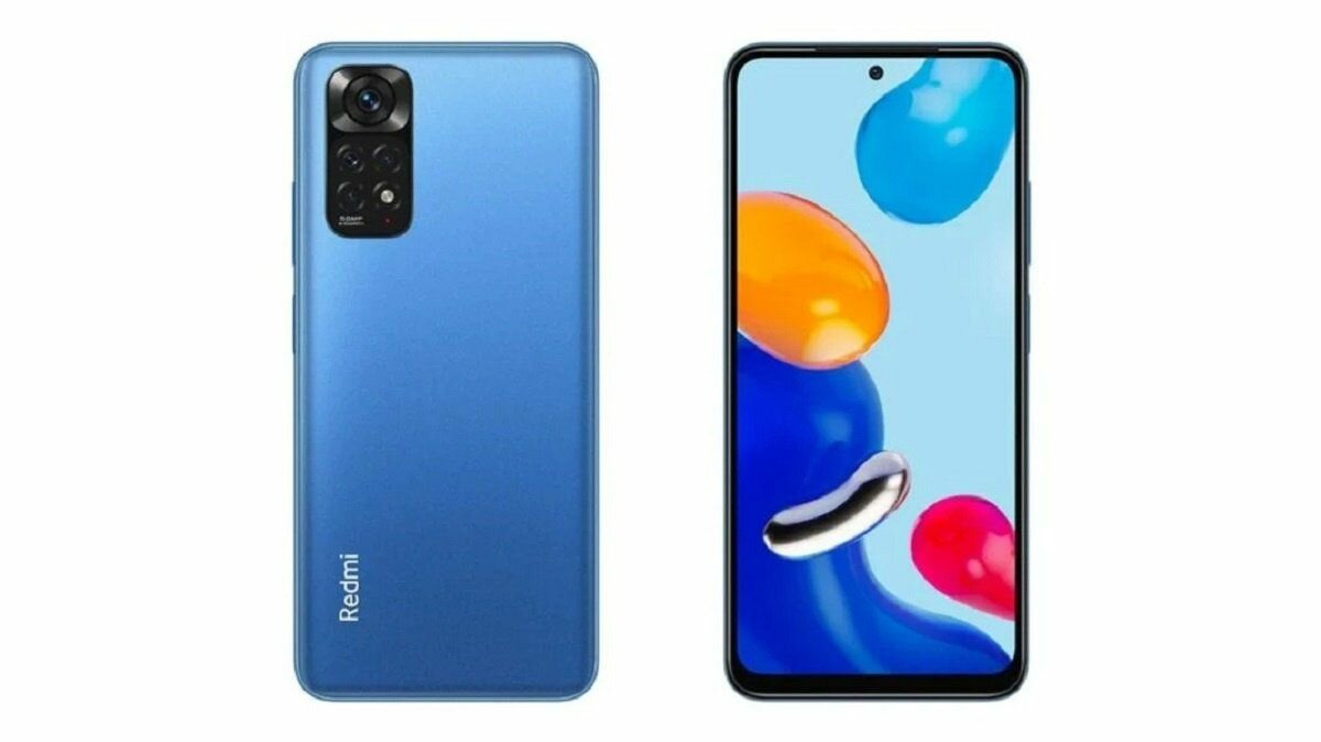 Смартфон Redmi Note11 5G 8/256 ГБ , Dual nano SIM, синий,50MP,6,6", Android 11, Gb Globa, Чехол и плёнка в подарок — фото 1