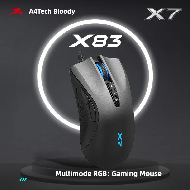Проводная игровая мышь A4Tech Bloody X7 X83 RGB