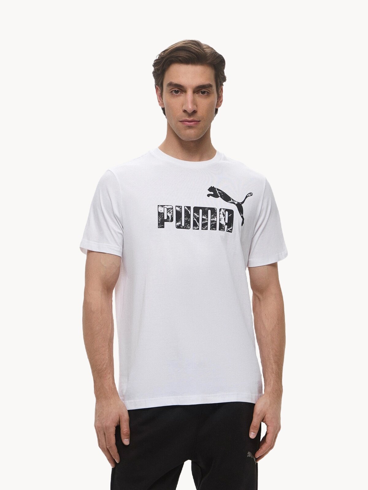 Футболка PUMA GRAPHICS No.1 Logo, размер M, белый